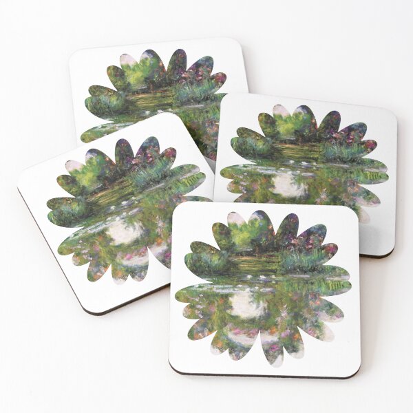 Item preview, Water Lillies Monet -Claude Monet Art Remake Design Art Pack Nature Flower Art designed and sold by CandyDroidMerch.