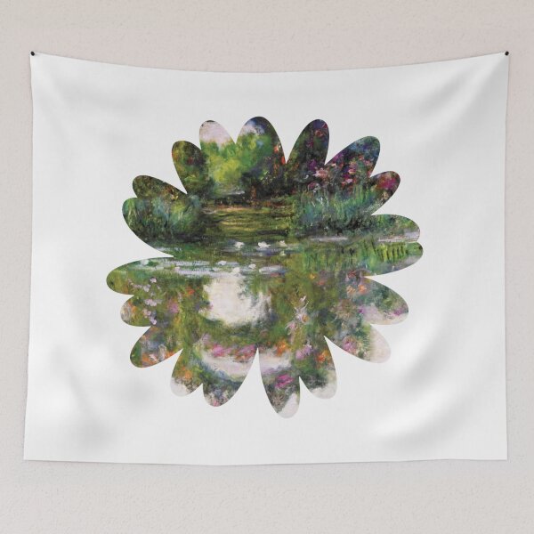 Item preview, Water Lillies Monet -Claude Monet Art Remake Design Art Pack Nature Flower Art designed and sold by CandyDroidMerch.