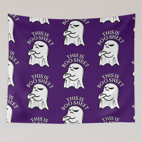 Aperçu de l'œuvre C'est Boo Sheet créée et vendue par aribluestein.
