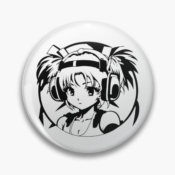 Item preview, Retro Anime Girl Logo designed and sold by Joshu77.