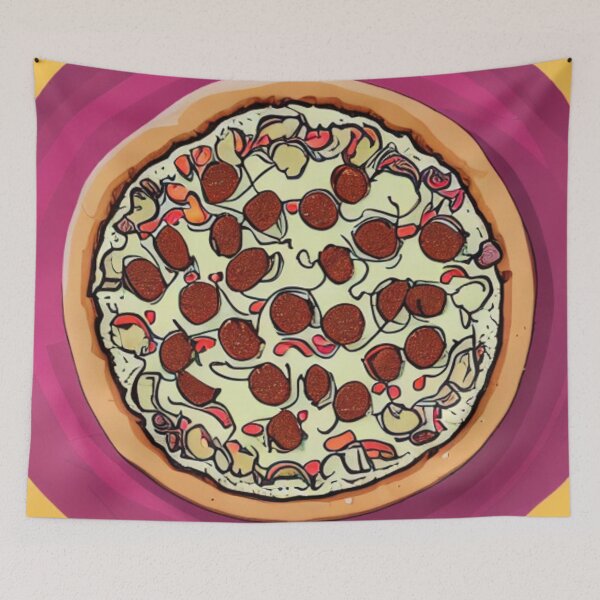 Item preview, Pizza Paradise - Cheesy Delight - Pizza designed and sold by WBP Mart.