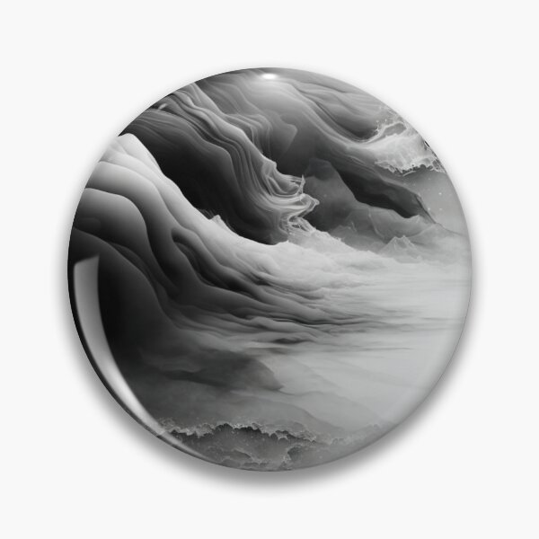 Item preview, Stormy Black Waves designed and sold by TheArtfulAllie.