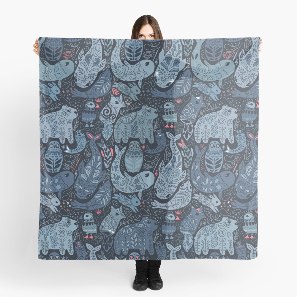 Arctic animals Scarf