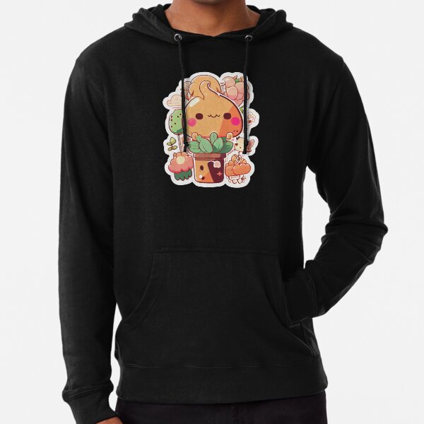 Jimmy's Dreamy Garden, Fun Stickers, Cute Stickers Lightweight Hoodie
