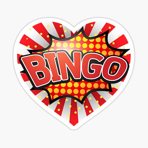 I love to play and yell "BINGO!" Sticker