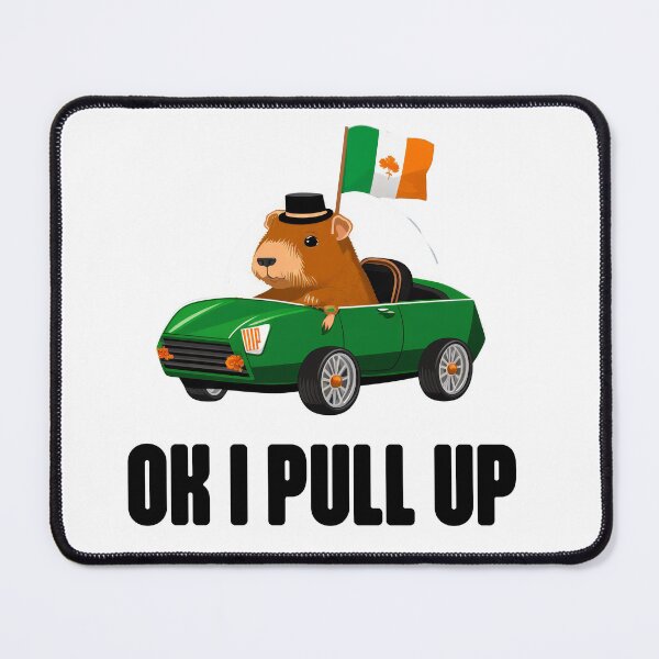 Item preview, Ok I Pull up for St. Patricks Day - Capybara designed and sold by Animally-Ai.