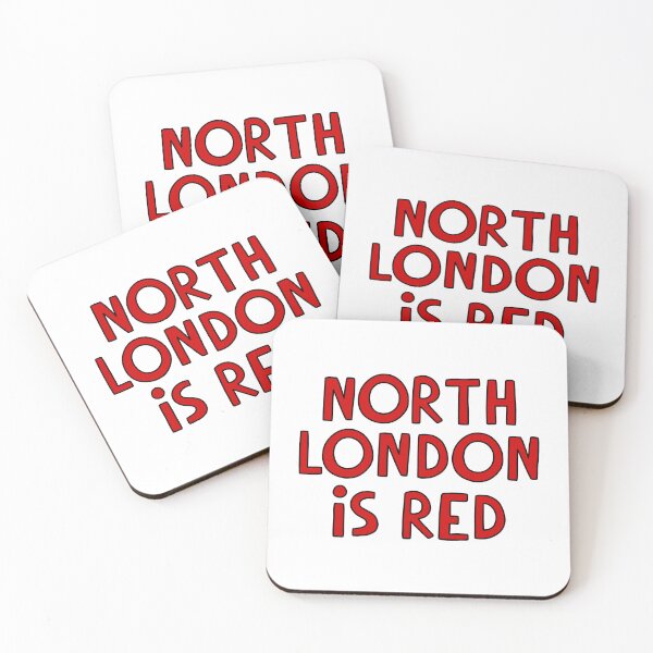 Item preview, north london is red designed and sold by doodles fc.