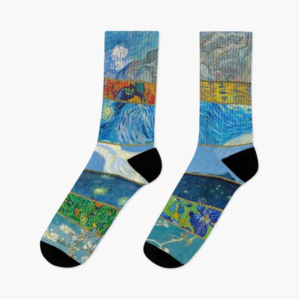 Item preview, Van Gogh painting collage with gold borders designed and sold by Inktown.