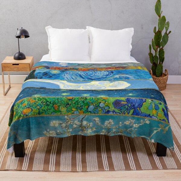Item preview, Collage de pintura de Van Gogh con bordes dorados designed and sold by Inktown.