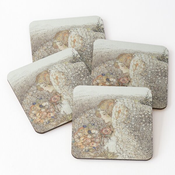 Item preview, Vintage Illustration by Annie French "The Bridal Veil" designed and sold by Deannaboh.