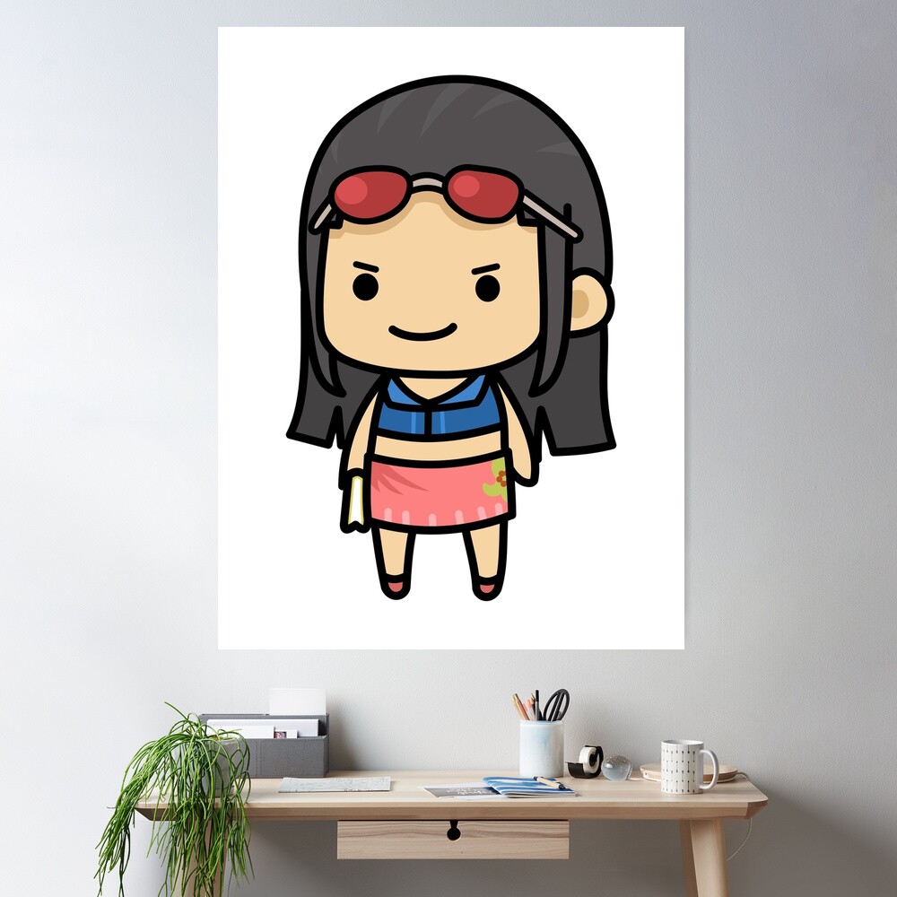 Nico Robin chibi One Piece (post time-skip outfit)