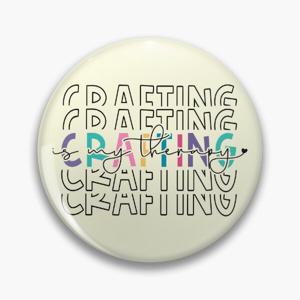 Item preview, Crafting is my therapy designed and sold by Kampendesigns.