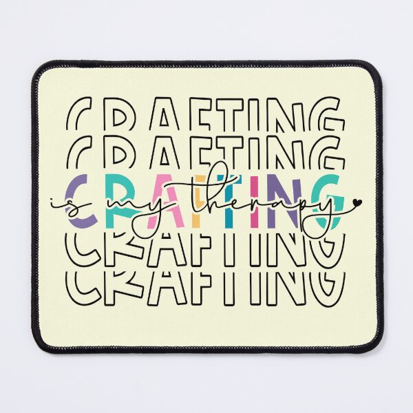 Item preview, Crafting is my therapy designed and sold by Kampendesigns.