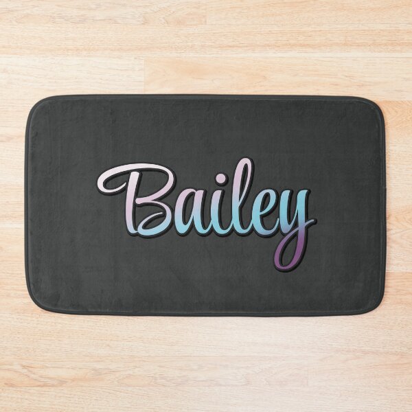 Item preview, Pretty Script Bailey Typographic Name in Cool Colors designed and sold by AloraDawnEve.