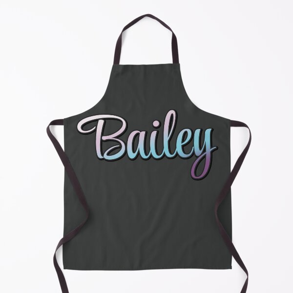 Item preview, Pretty Script Bailey Typographic Name in Cool Colors designed and sold by AloraDawnEve.