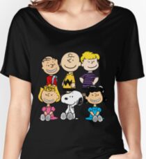Peanuts - Charlie Brown, Snoopy Women's Relaxed Fit T-Shirt