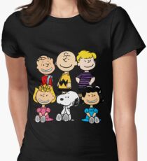 Peanuts - Charlie Brown, Snoopy Women's Fitted T-Shirt