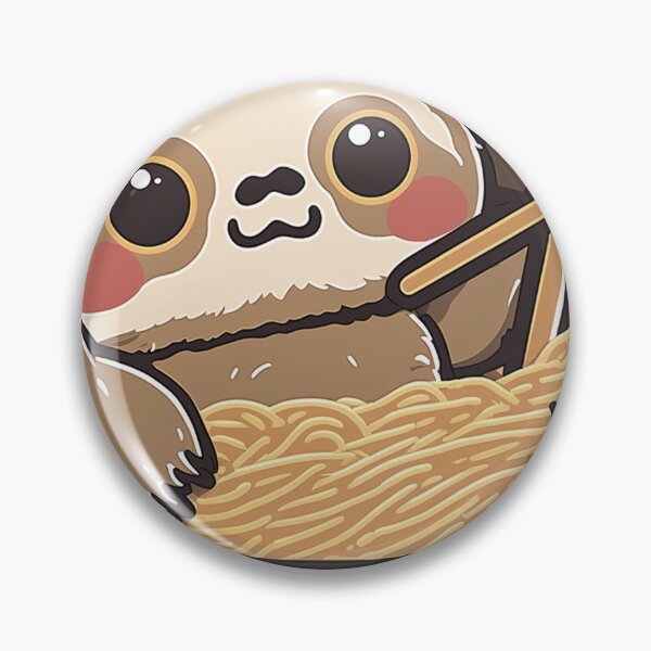 Item preview, Sloth Eating Ramen Cute Kawaii Noodles designed and sold by wildlifezen.