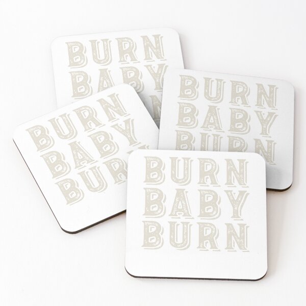 Item preview, Fitness Saying Burn Baby Burn designed and sold by whyitsme.