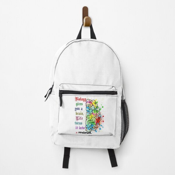 Item preview, Biology gives you a brain & Life turns it into a mind designed and sold by Oualibaddas.