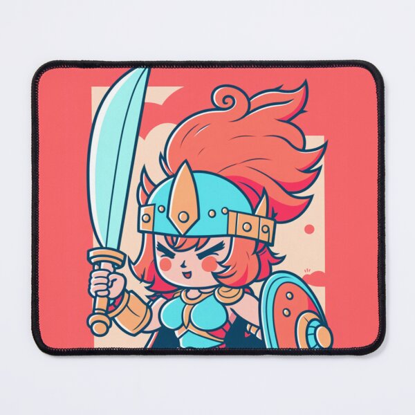 Item preview, kawaii anime spartan lady warrior designed and sold by sleepgarden.