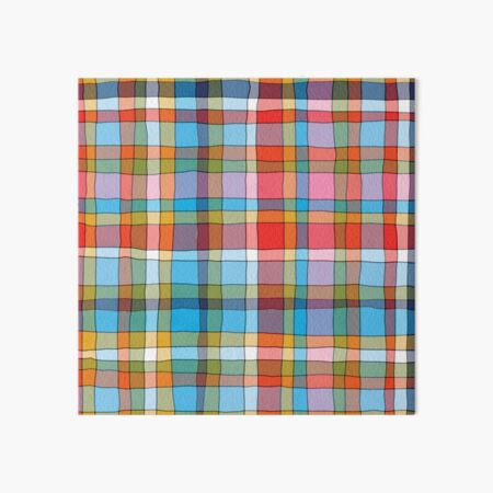 Aperçu de l'œuvre Motif madras d'été coloré à carreaux funky créée et vendue par kierkegaard.