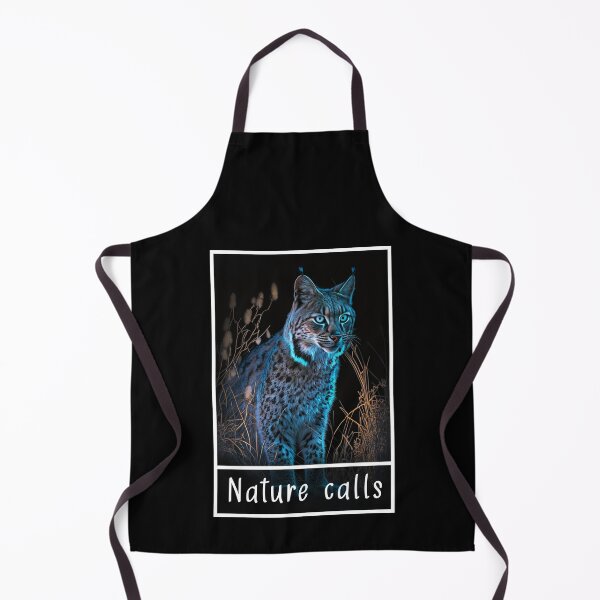 Item preview, Nature Calls - Neon Light Bobcat designed and sold by NaNaSpaceStore.
