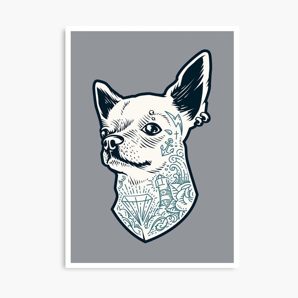 Chihuahua tattoo study by BarbedDragon on DeviantArt