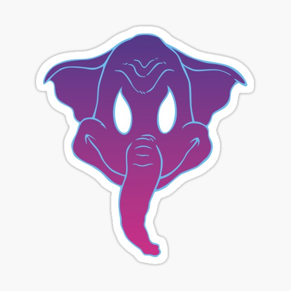 Vista previa del artículo con la obra «Elephantom», diseñado y vendido por CaballeraDeNi.