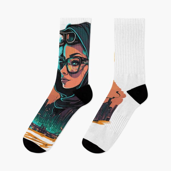 Item preview, Arabic women next to Dubai skyline. Arabic style retro vector illustration. designed and sold by Abdullah6251.