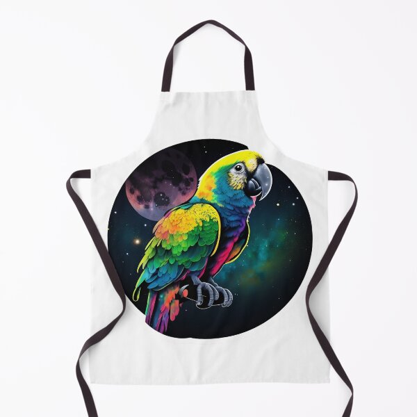 Item preview, Parrot with a space background designed and sold by calcoc.