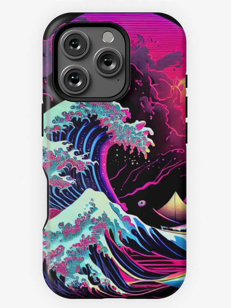 The Great Wave off Kanagawa (Synthwave Dreams Retrowave