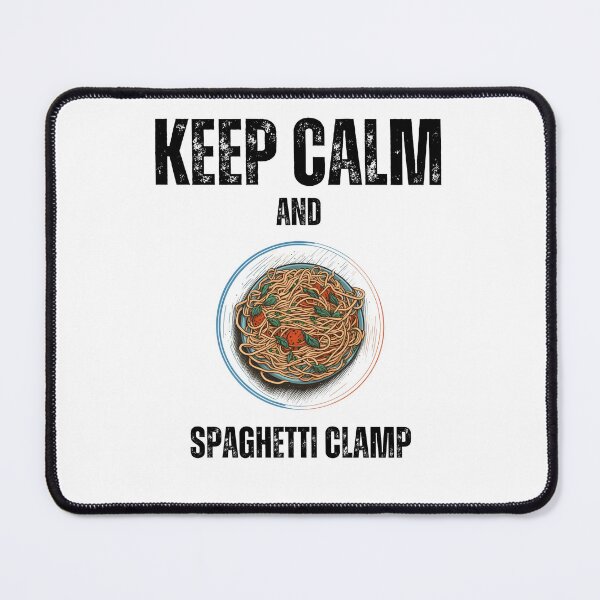 Item preview, Keep Calm and Spaghetti Clamp Design designed and sold by Joshu77.