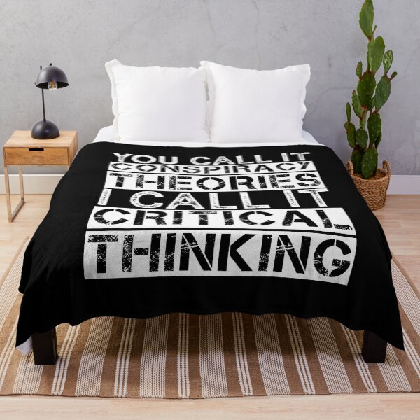 Item preview, You Call It Conspiracy Theories I Call It Critical Thinking Funny Conspiracy Theory Humor designed and sold by SharpThreadZ.