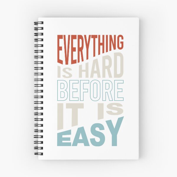 Item preview, Fitness Motivation Everything is Hard before It Is Easy designed and sold by whyitsme.