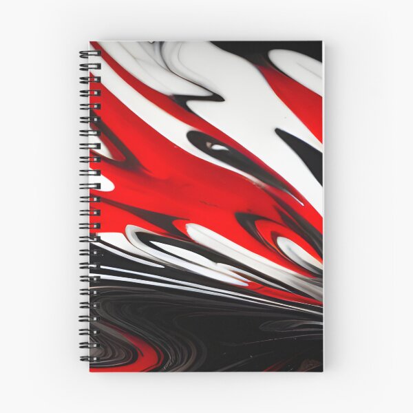 Item preview, Liquid Flow Red Black and White designed and sold by srock442.