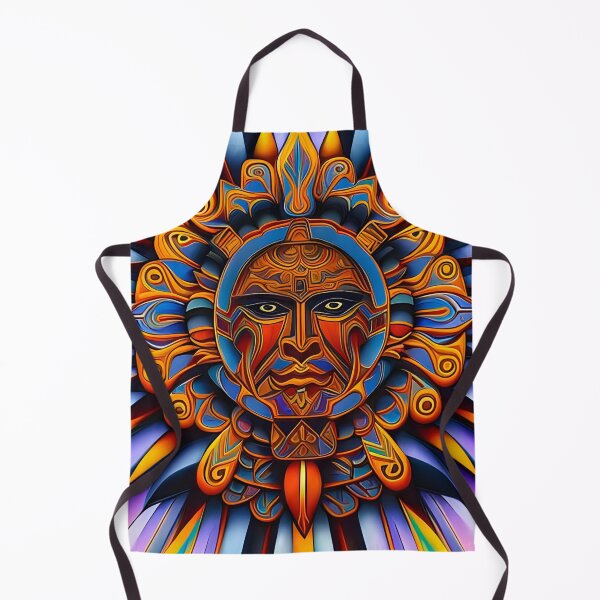 Item preview, New World Gods (31) - Mesoamerican Inspired Psychedelic Art designed and sold by TheThirdEye.