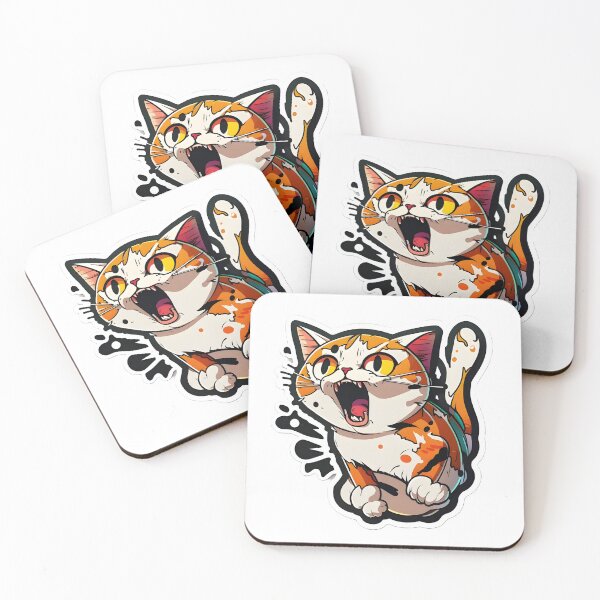Item preview, Minimal Cat Sticker designed and sold by HjunezLogos.