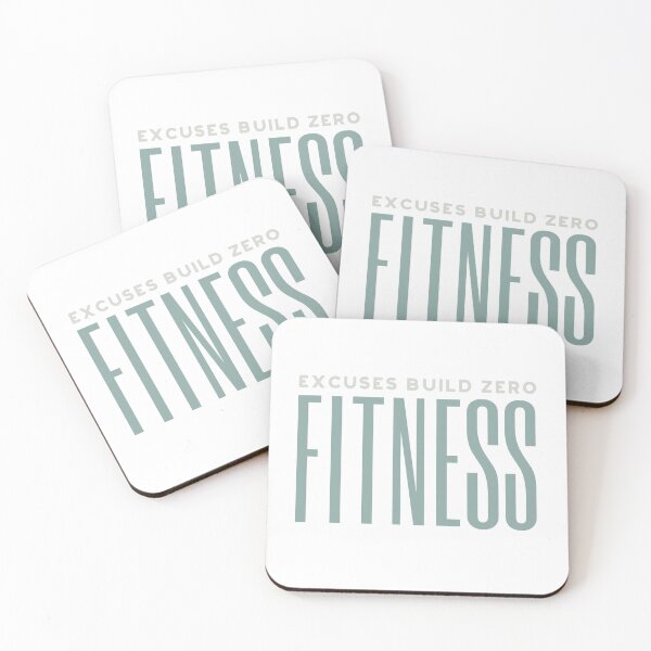 Item preview, Fitness Motivation Excuses Build Zero fitness designed and sold by whyitsme.