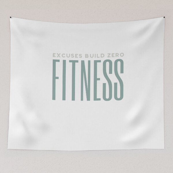 Item preview, Fitness Motivation Excuses Build Zero fitness designed and sold by whyitsme.