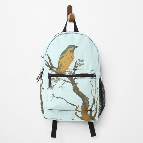 Item preview, Curious Bird perched on a branch designed and sold by magufalo.