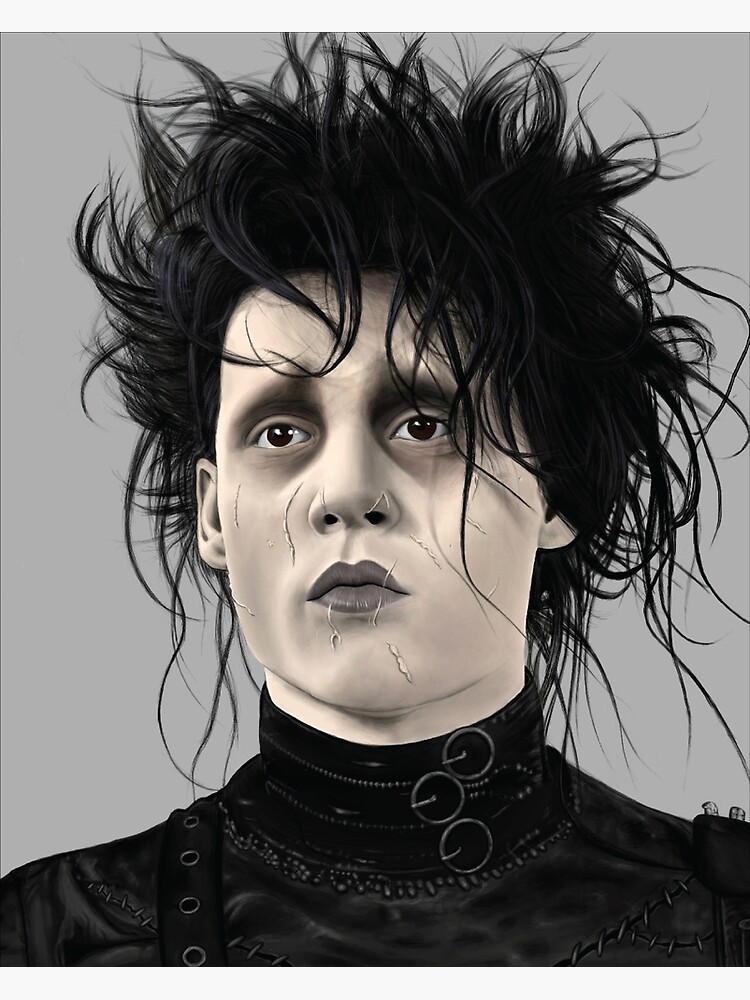 HGFDJ Tim Burton Edward Scissorhands Canvas Art Poster and Wall Art Picture  Print Modern Family bedroom Decor Posters 16x24inch(40x60cm) :  Amazon.co.uk: Home & Kitchen