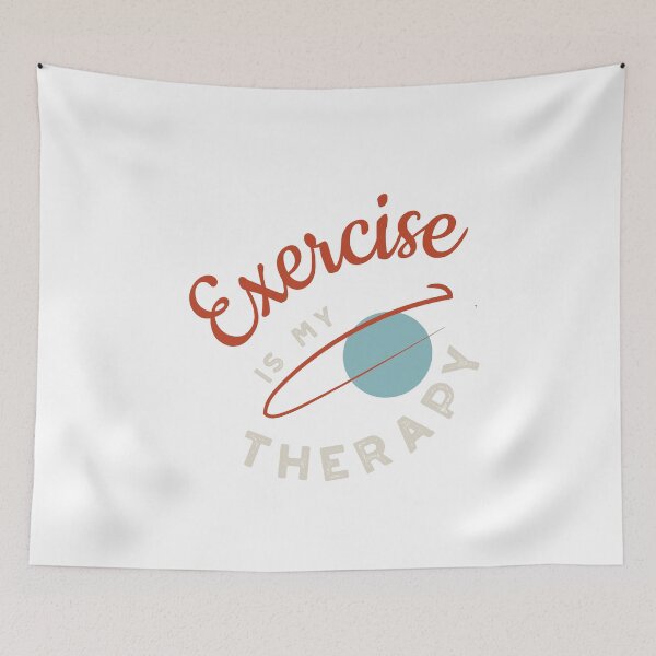 Item preview, Fitness Exercise is My Therapy designed and sold by whyitsme.