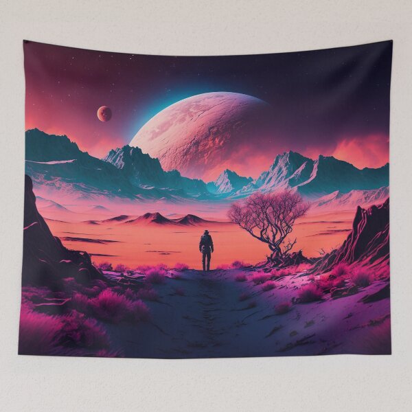 Item preview, Futuristic Adventurer: A Journey Beyond the Stars designed and sold by Mullet Monkey.