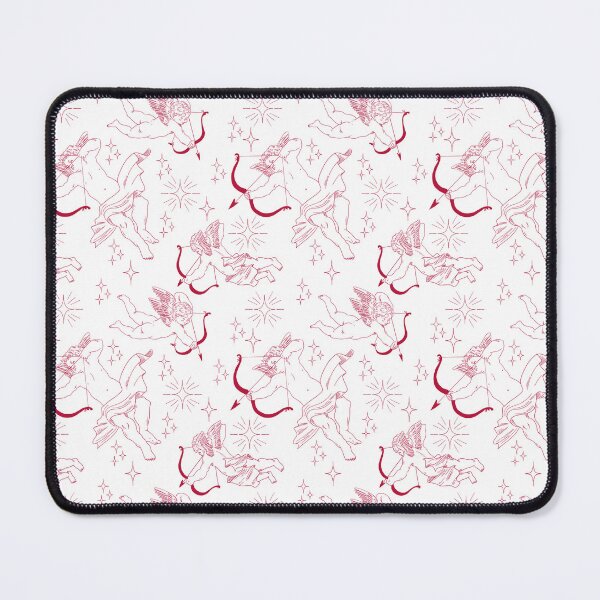 Item preview, Pink and White Trio of Cupids Pattern with Stars designed and sold by cute-tea-cat.