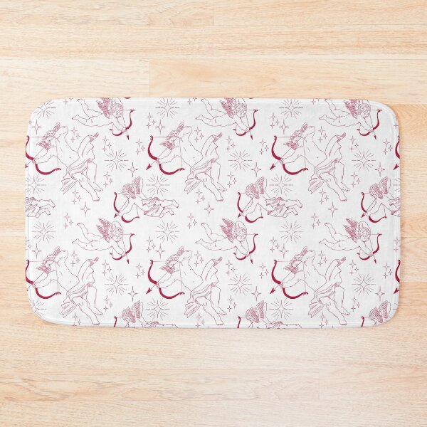 Item preview, Pink and White Trio of Cupids Pattern with Stars designed and sold by cute-tea-cat.