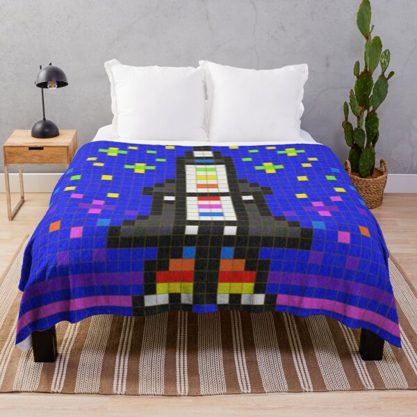 Item preview, Rocket Ship Pixel Painting designed and sold by CozyPixelFluff.