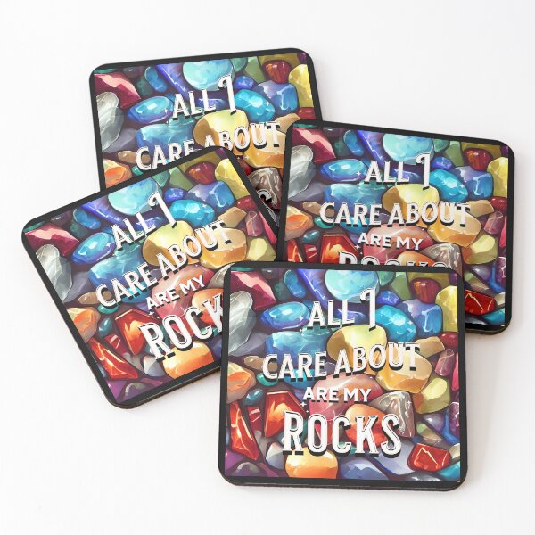 Item preview, All I care about are my colorful rocks designed and sold by SiYDesigns.