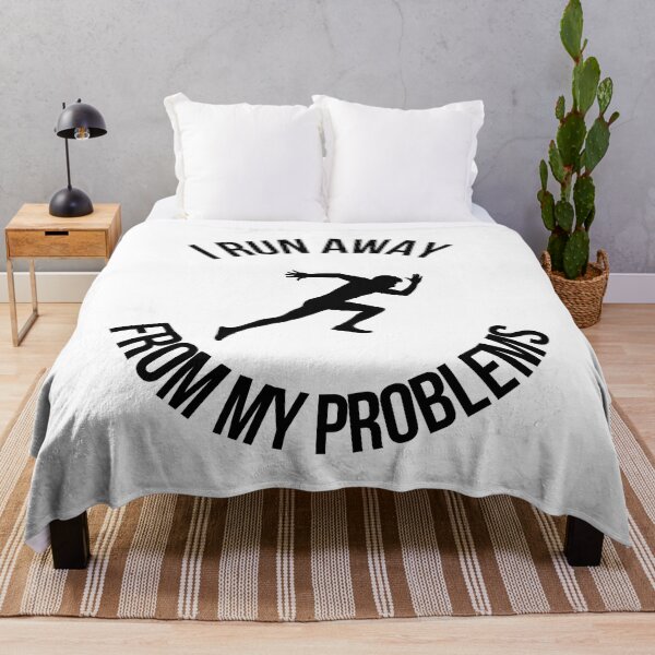 Item preview, I Run Away From My Problems designed and sold by Cora Gregory.