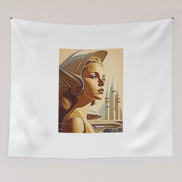 Item preview, Woman futur retro designed and sold by Yasart3.